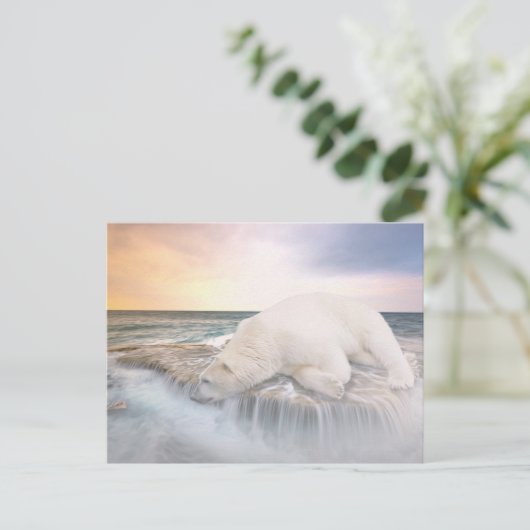 Carte Postale Ours polaire (Debout devant)