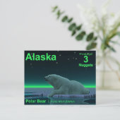 Carte Postale Ours polaire à bord de glace (Debout devant)