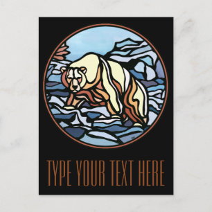 Carte postale Ours Polaire Cartes postales Art Our