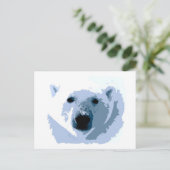 Carte Postale Ours polaire Pop Art (Debout devant)