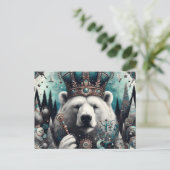 Carte Postale Ours polaire roi (Debout devant)
