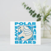 Carte Postale Ours polaires (Debout devant)