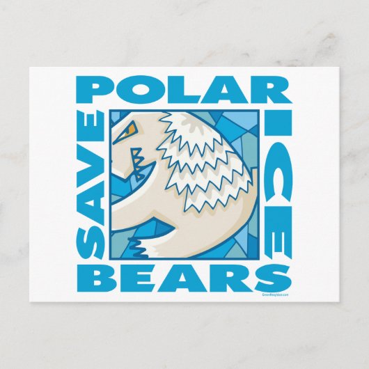 Carte Postale Ours polaires (Devant)