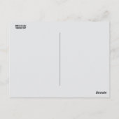 Carte postale ours sculpté en bois (Dos)