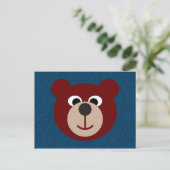Carte Postale Ours souriant (Debout devant)