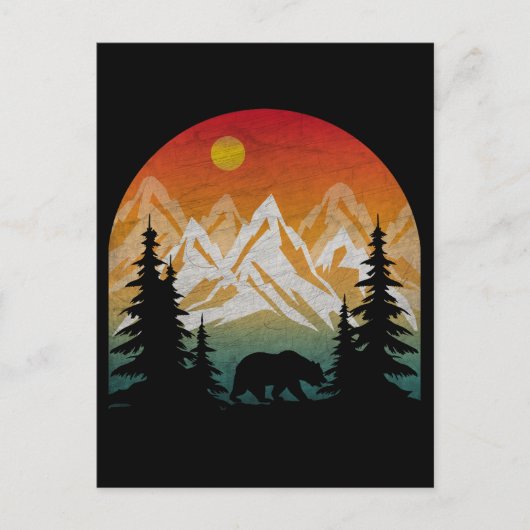 Carte Postale Ours vintage (Devant)