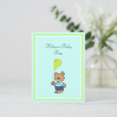 Carte Postale Ourson (Debout devant)