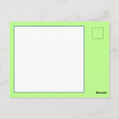 Carte Postale Ourson (Dos)