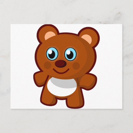 Carte Postale Ourson (Devant)