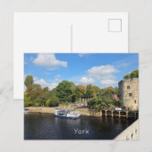 Carte Postale Ouse de la rivière York (Devant / Derrière)