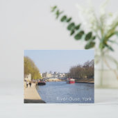 Carte Postale Ouse, York (Debout devant)
