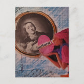 Carte Postale Outburst Mixed Media Collage (Devant)
