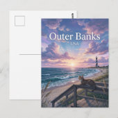 Carte Postale Outer Banks Caroline du Nord (Devant / Derrière)