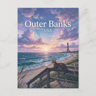Carte Postale Outer Banks Caroline du Nord