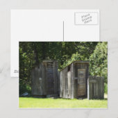 Carte Postale Outhouse (Devant / Derrière)