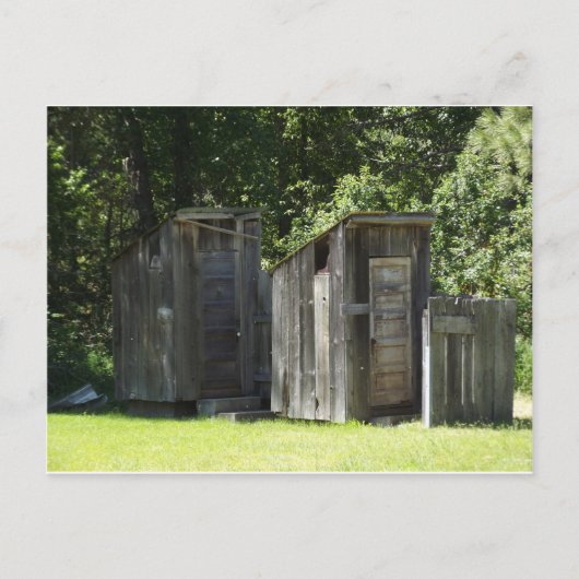Carte Postale Outhouse (Devant)