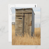 Carte Postale Outhouse (Devant / Derrière)