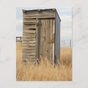 Carte Postale Outhouse