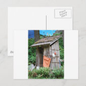 Carte Postale outhouse (Devant / Derrière)
