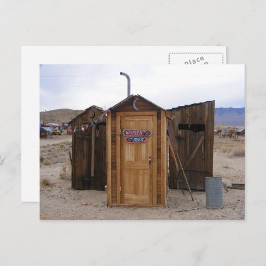 Carte Postale Outhouse Gold Point (Devant / Derrière)