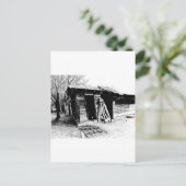 Carte Postale Outhouse penchée (Debout devant)