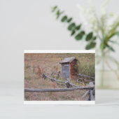 Carte Postale Outhouse publique (Debout devant)