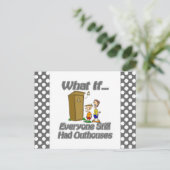 Carte Postale Outhouses (Debout devant)