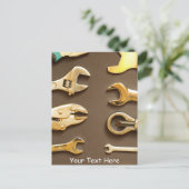 Carte Postale Outils à main personnalisables (Debout devant)