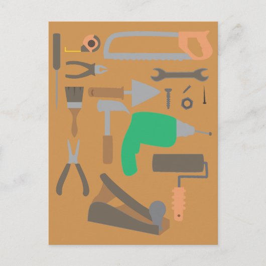 Carte Postale Outils d'artisan (Devant)