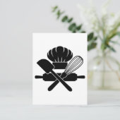 Carte Postale Outils de cuisson Cuisine Amusant Drôle Chef culin (Debout devant)