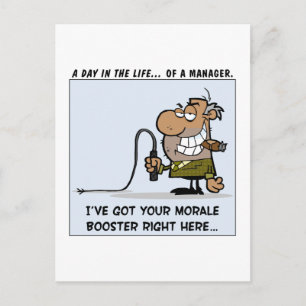 Carte Postale Outils de gestion pour améliorer le moral des empl