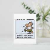 Carte Postale Outils de gestion pour booster le moral des employ (Debout devant)