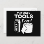 Carte Postale Outils de papers (Devant / Derrière)