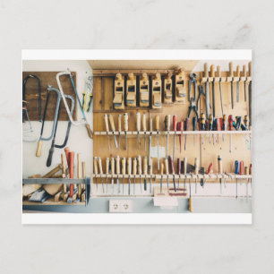 Carte Postale Outils DO-IT-YOURSELF Fête des pères papa enthousi