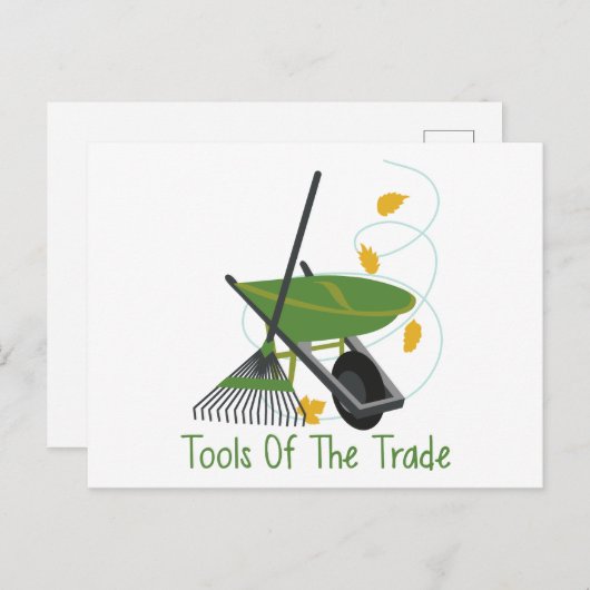 Carte Postale Outils du commerce (Devant / Derrière)