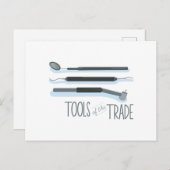 Carte Postale Outils du commerce (Devant / Derrière)