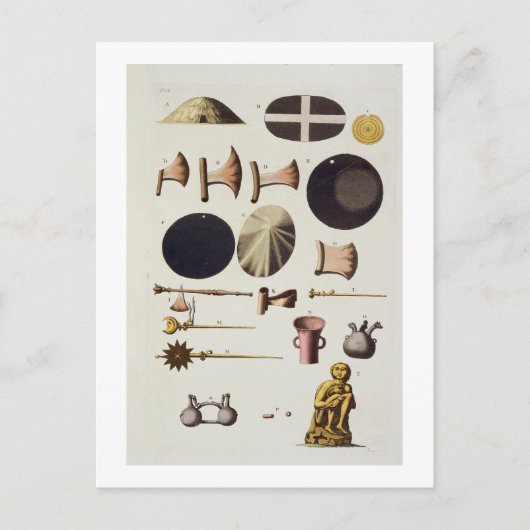 Carte Postale Outils et artefacts Inca, Pérou, de 'Le Costume A (Devant)