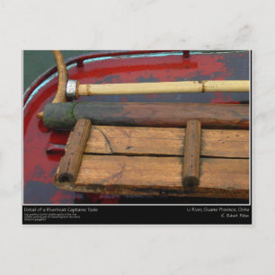 Carte Postale outils pour bateaux fluviaux