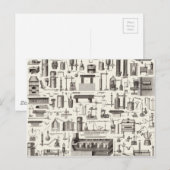 Carte Postale Outils scientifiques (Devant / Derrière)