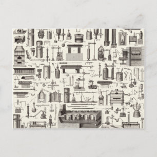 Carte Postale Outils scientifiques