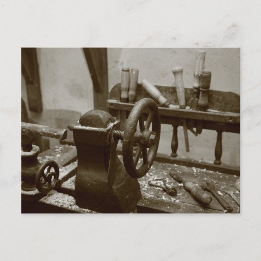 Carte Postale outils vintages (Devant)