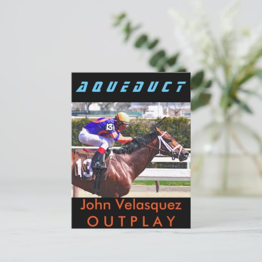 Carte Postale Outplay & Velasquez (Debout devant)