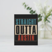 Carte Postale Outta Austin Texas TX USA (Debout devant)