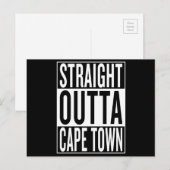 Carte Postale outta droit Cape Town (Devant / Derrière)
