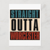 Carte Postale Outta Worcester Massachusetts MA (Devant)