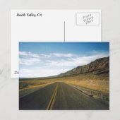 Carte Postale Ouvert - Vallée de la mort (Devant / Derrière)