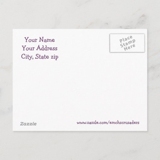 carte postale ouverte noire (Dos)