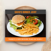 Carte Postale Ouverture conjointe Burger | Ouvrir | Courrier dir