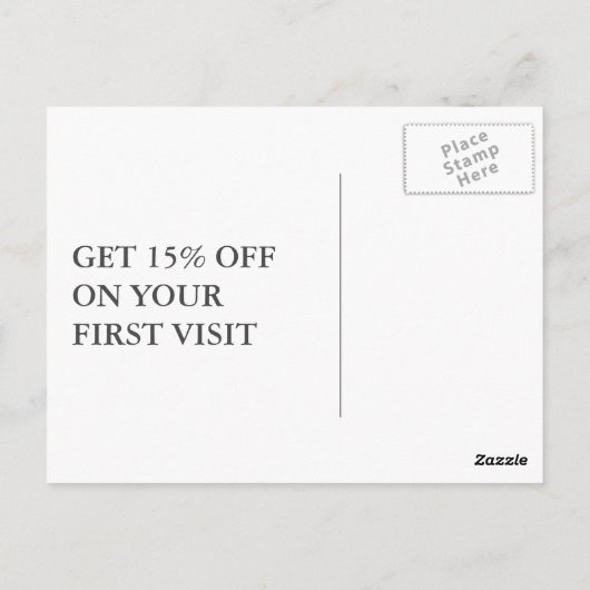 Carte Postale Ouverture de restaurant | Maintenant ouvert | Cour (Dos)