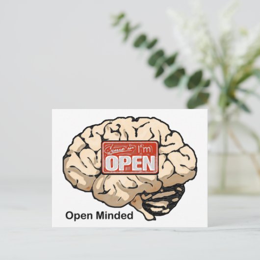 Carte Postale Ouverture d'esprit (Debout devant)